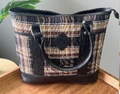 Canvas Ladies handbag (Black)