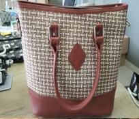 Canvas ladies handbag