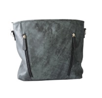 DOUBLE ZIP LADIES HANDBAG