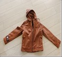 [BR-J-2XL] Ladies Cow Tan (Brown) Nacked Jacket: 2X-Large
